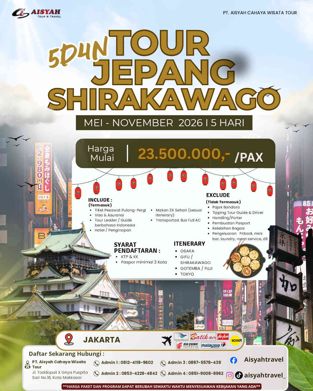 Tour Jepang