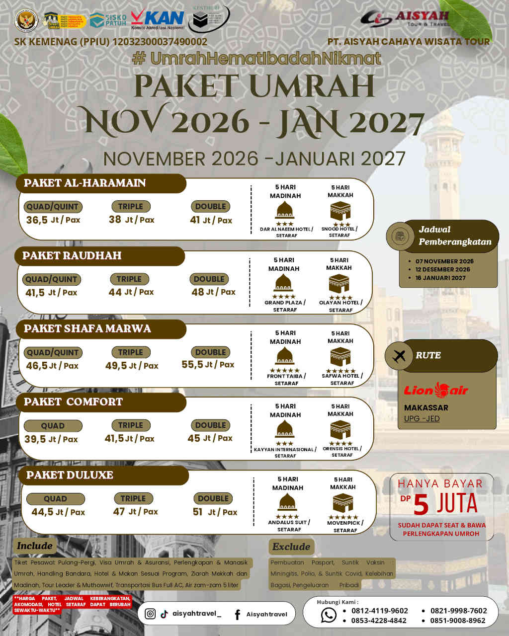 Umrah Reguler 5